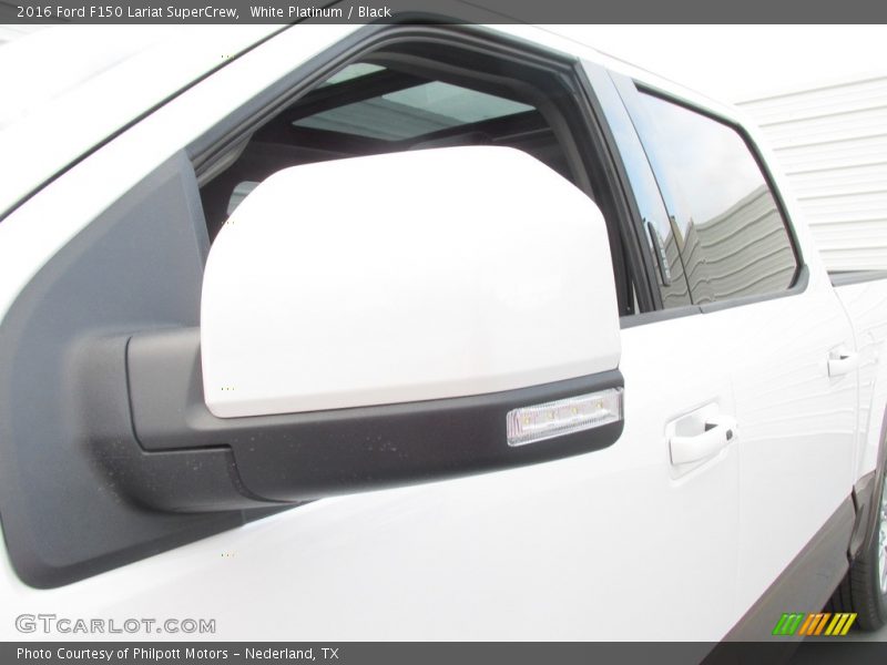 White Platinum / Black 2016 Ford F150 Lariat SuperCrew