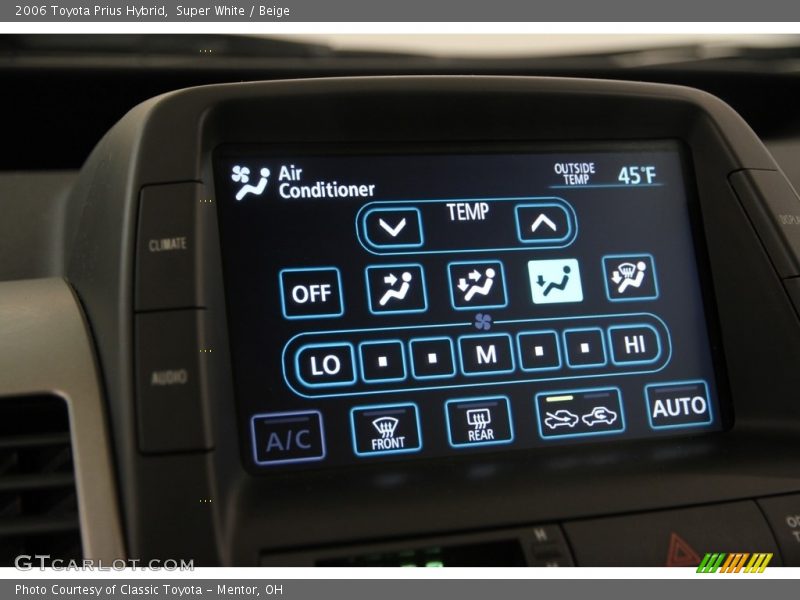 Super White / Beige 2006 Toyota Prius Hybrid