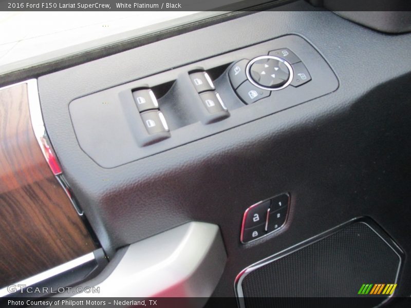 White Platinum / Black 2016 Ford F150 Lariat SuperCrew