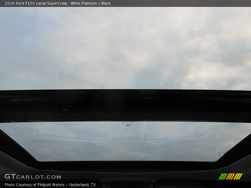 White Platinum / Black 2016 Ford F150 Lariat SuperCrew
