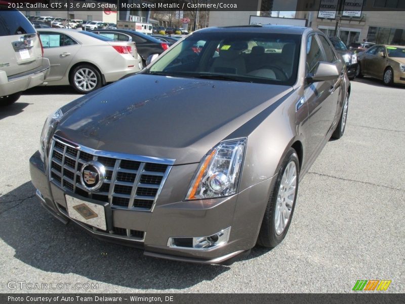 Mocha Steel Metallic / Cashmere/Cocoa 2012 Cadillac CTS 4 3.6 AWD Sedan