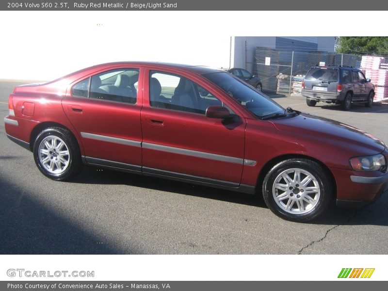 Ruby Red Metallic / Beige/Light Sand 2004 Volvo S60 2.5T