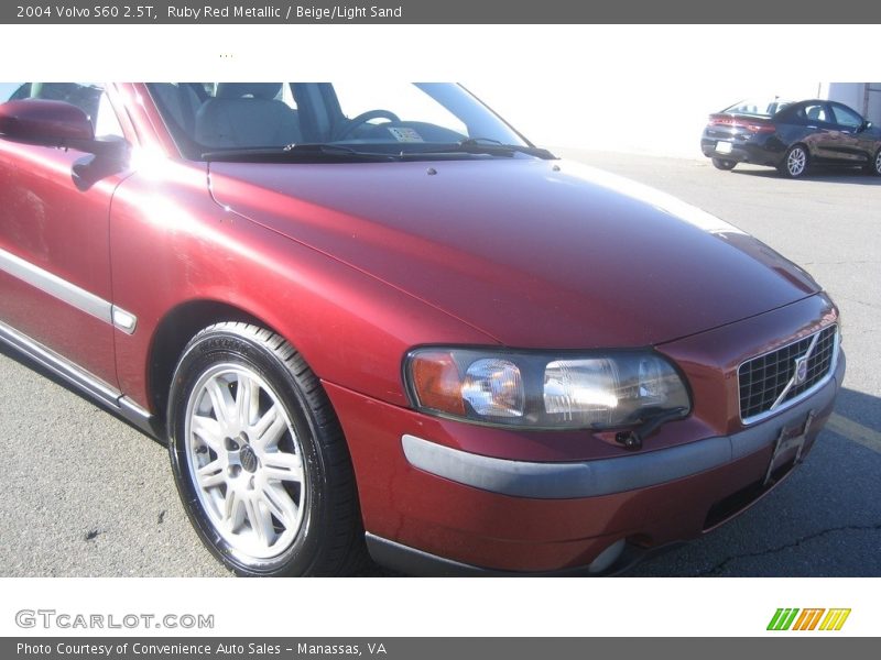 Ruby Red Metallic / Beige/Light Sand 2004 Volvo S60 2.5T