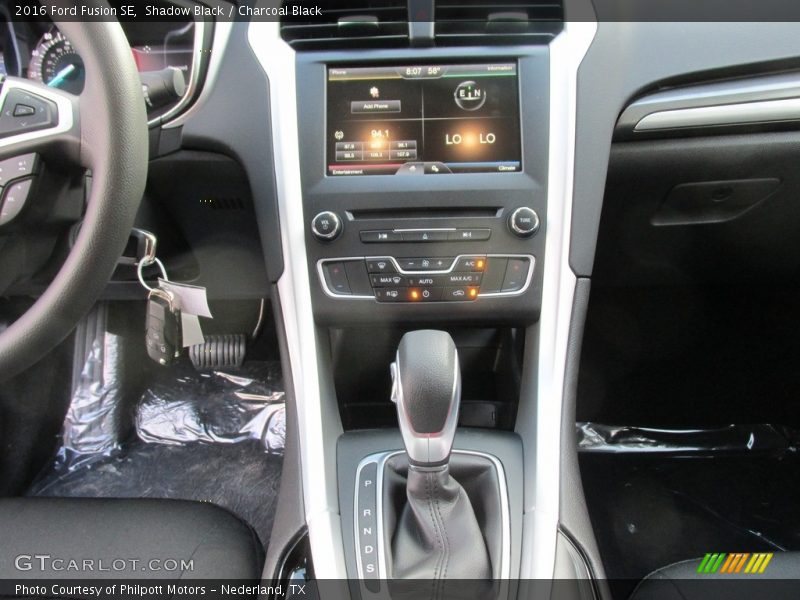 Shadow Black / Charcoal Black 2016 Ford Fusion SE