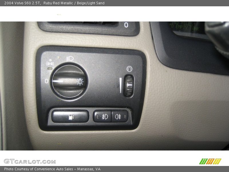 Ruby Red Metallic / Beige/Light Sand 2004 Volvo S60 2.5T
