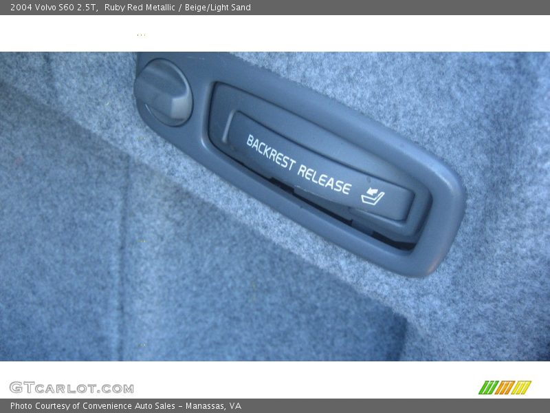 Ruby Red Metallic / Beige/Light Sand 2004 Volvo S60 2.5T