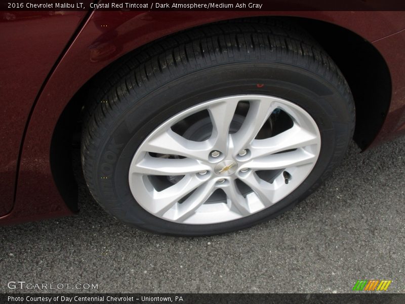 Crystal Red Tintcoat / Dark Atmosphere/Medium Ash Gray 2016 Chevrolet Malibu LT
