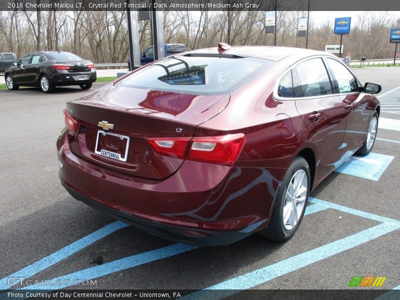 Crystal Red Tintcoat / Dark Atmosphere/Medium Ash Gray 2016 Chevrolet Malibu LT