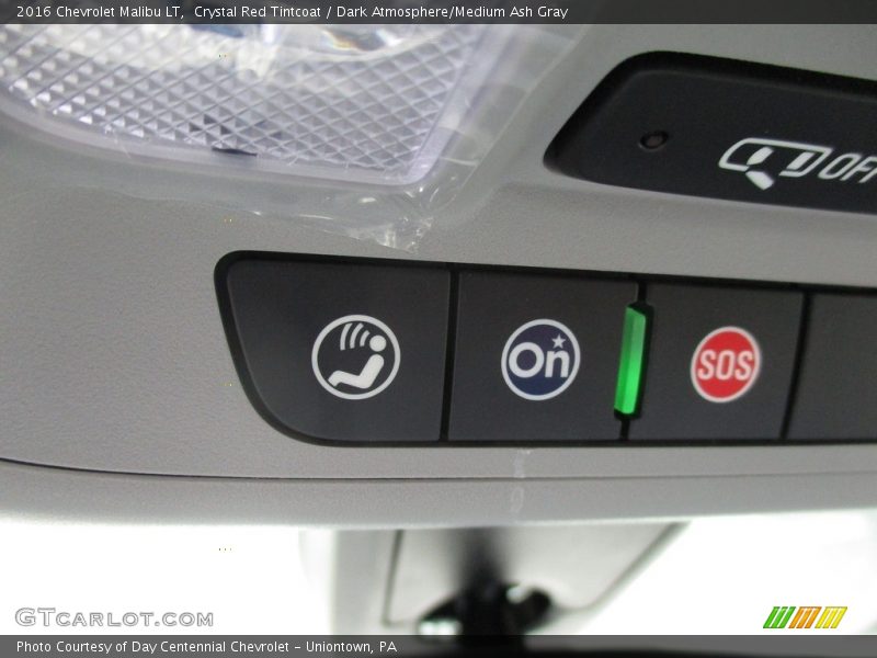 Crystal Red Tintcoat / Dark Atmosphere/Medium Ash Gray 2016 Chevrolet Malibu LT