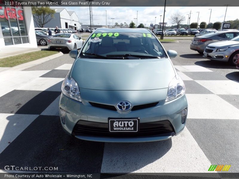 Sea Glass Pearl / Misty Gray 2013 Toyota Prius Two Hybrid
