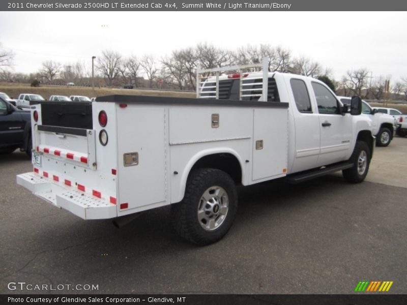 Summit White / Light Titanium/Ebony 2011 Chevrolet Silverado 2500HD LT Extended Cab 4x4