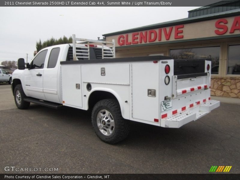 Summit White / Light Titanium/Ebony 2011 Chevrolet Silverado 2500HD LT Extended Cab 4x4
