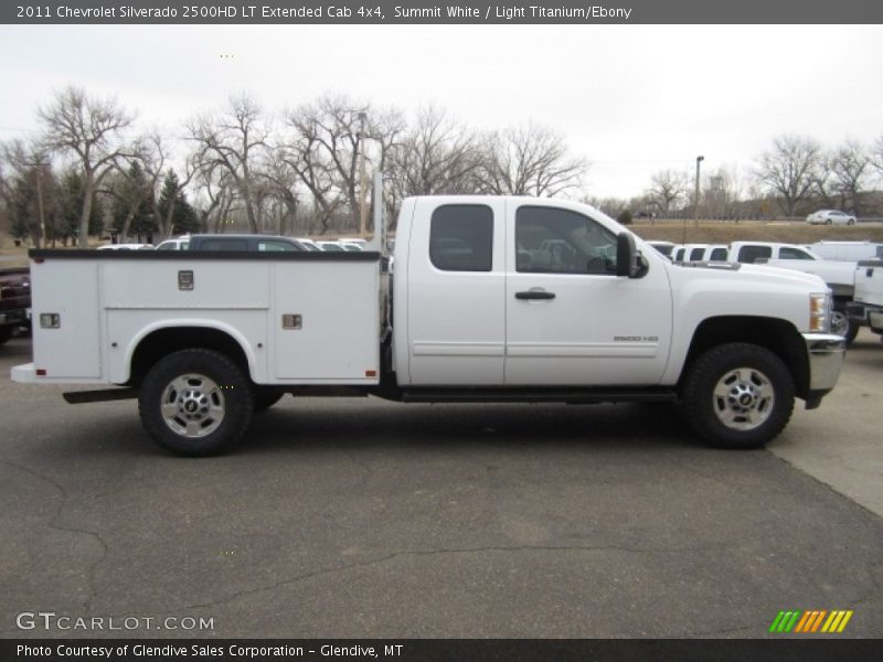 Summit White / Light Titanium/Ebony 2011 Chevrolet Silverado 2500HD LT Extended Cab 4x4