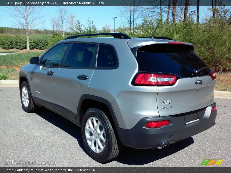 Billet Silver Metallic / Black 2016 Jeep Cherokee Sport 4x4