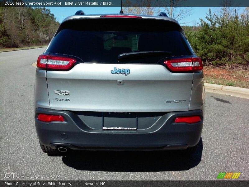 Billet Silver Metallic / Black 2016 Jeep Cherokee Sport 4x4