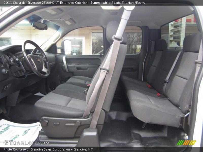 Summit White / Light Titanium/Ebony 2011 Chevrolet Silverado 2500HD LT Extended Cab 4x4