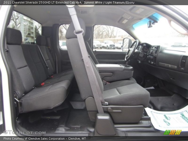 Summit White / Light Titanium/Ebony 2011 Chevrolet Silverado 2500HD LT Extended Cab 4x4