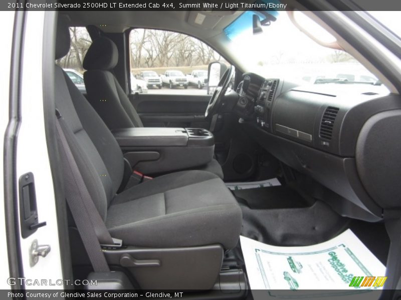 Summit White / Light Titanium/Ebony 2011 Chevrolet Silverado 2500HD LT Extended Cab 4x4