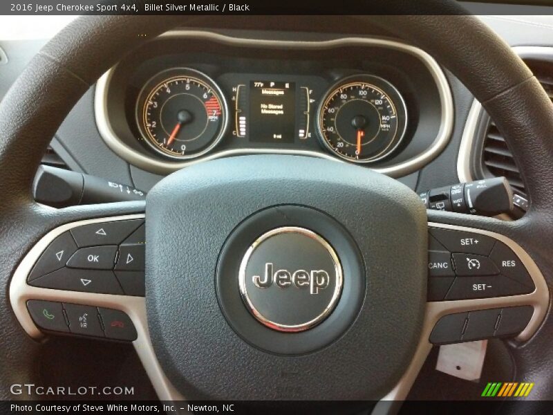 Billet Silver Metallic / Black 2016 Jeep Cherokee Sport 4x4