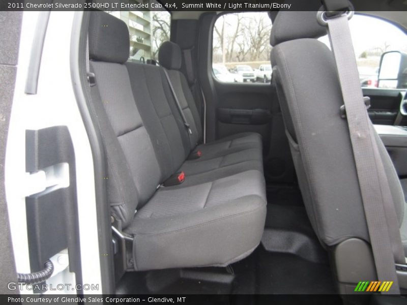 Summit White / Light Titanium/Ebony 2011 Chevrolet Silverado 2500HD LT Extended Cab 4x4