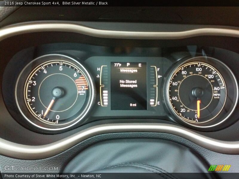 Billet Silver Metallic / Black 2016 Jeep Cherokee Sport 4x4