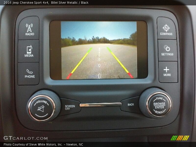 Billet Silver Metallic / Black 2016 Jeep Cherokee Sport 4x4