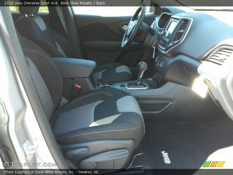 Billet Silver Metallic / Black 2016 Jeep Cherokee Sport 4x4