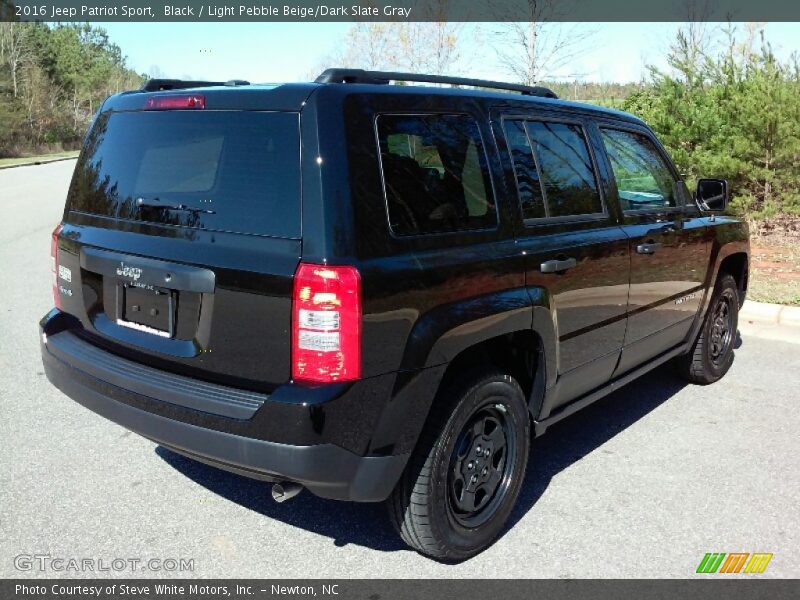 Black / Light Pebble Beige/Dark Slate Gray 2016 Jeep Patriot Sport