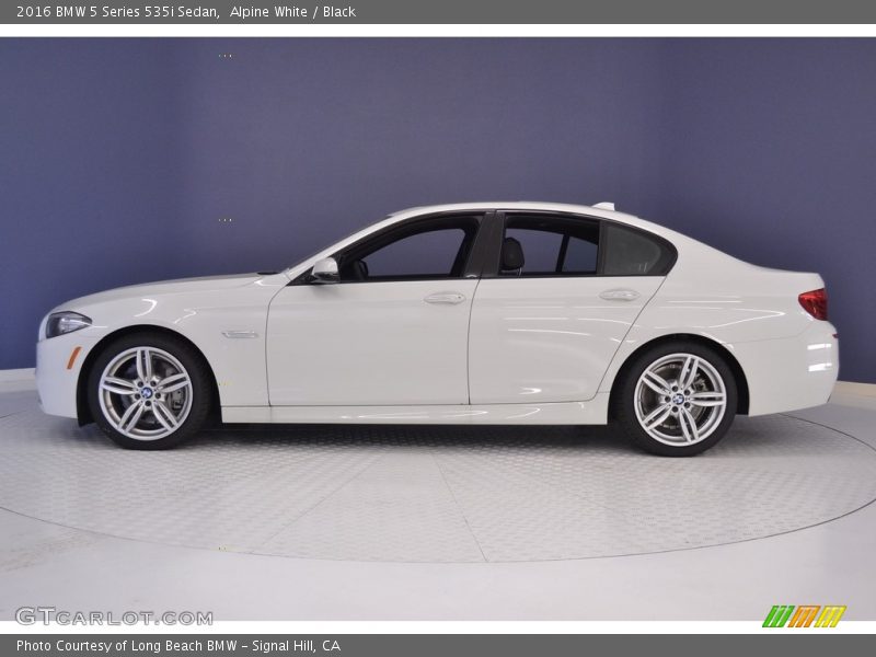 Alpine White / Black 2016 BMW 5 Series 535i Sedan