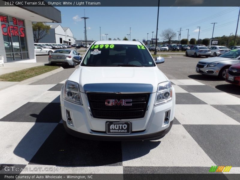 Olympic White / Light Titanium 2012 GMC Terrain SLE