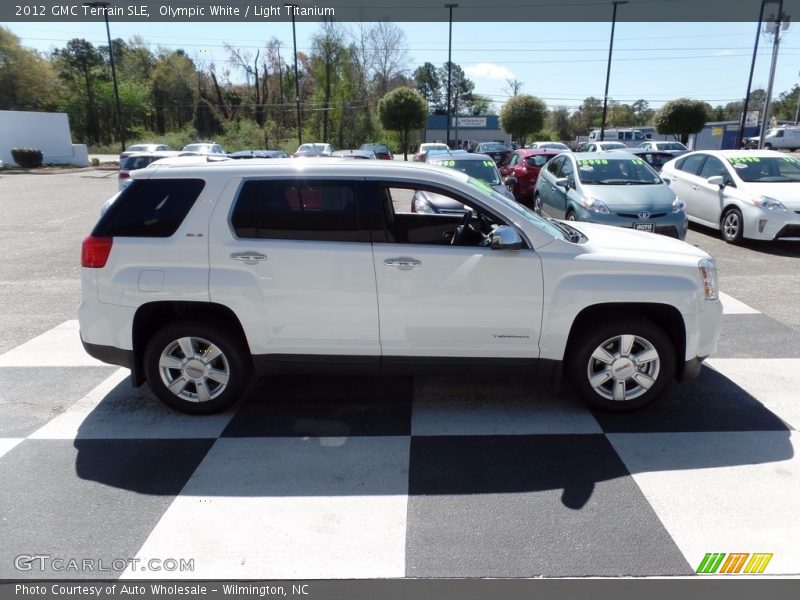 Olympic White / Light Titanium 2012 GMC Terrain SLE