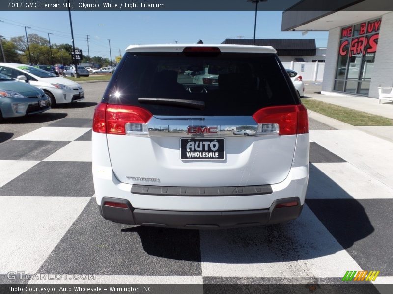 Olympic White / Light Titanium 2012 GMC Terrain SLE