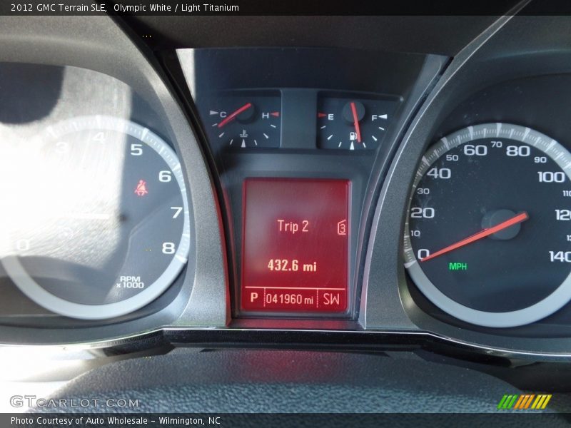 Olympic White / Light Titanium 2012 GMC Terrain SLE