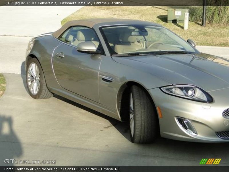 Cashmere Metallic / Caramel/Caramel 2012 Jaguar XK XK Convertible
