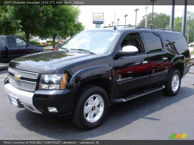 Black / Ebony 2007 Chevrolet Suburban 1500 Z71 4x4