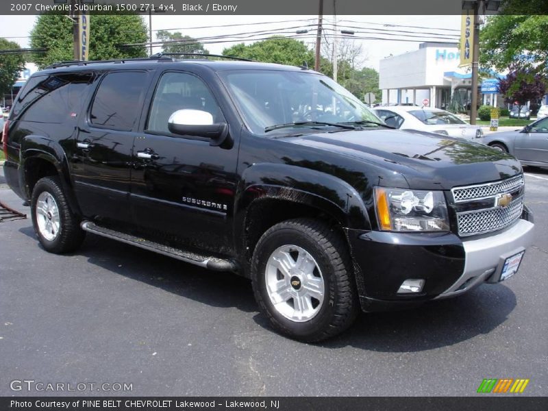 Black / Ebony 2007 Chevrolet Suburban 1500 Z71 4x4