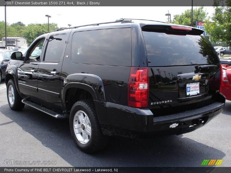 Black / Ebony 2007 Chevrolet Suburban 1500 Z71 4x4