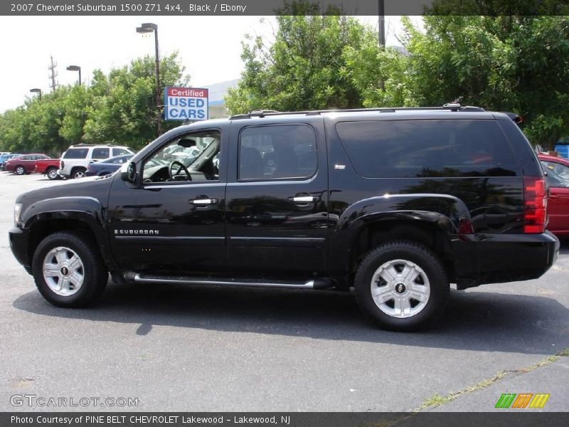 Black / Ebony 2007 Chevrolet Suburban 1500 Z71 4x4