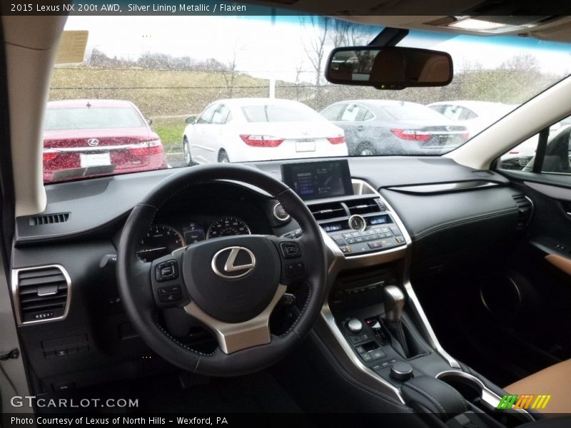 Silver Lining Metallic / Flaxen 2015 Lexus NX 200t AWD