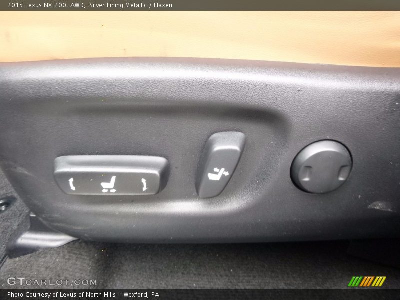 Silver Lining Metallic / Flaxen 2015 Lexus NX 200t AWD