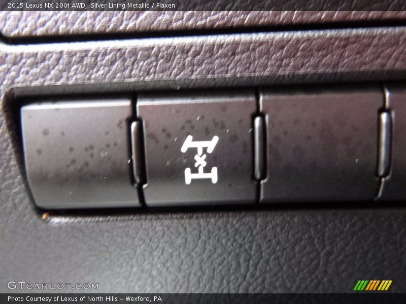Silver Lining Metallic / Flaxen 2015 Lexus NX 200t AWD