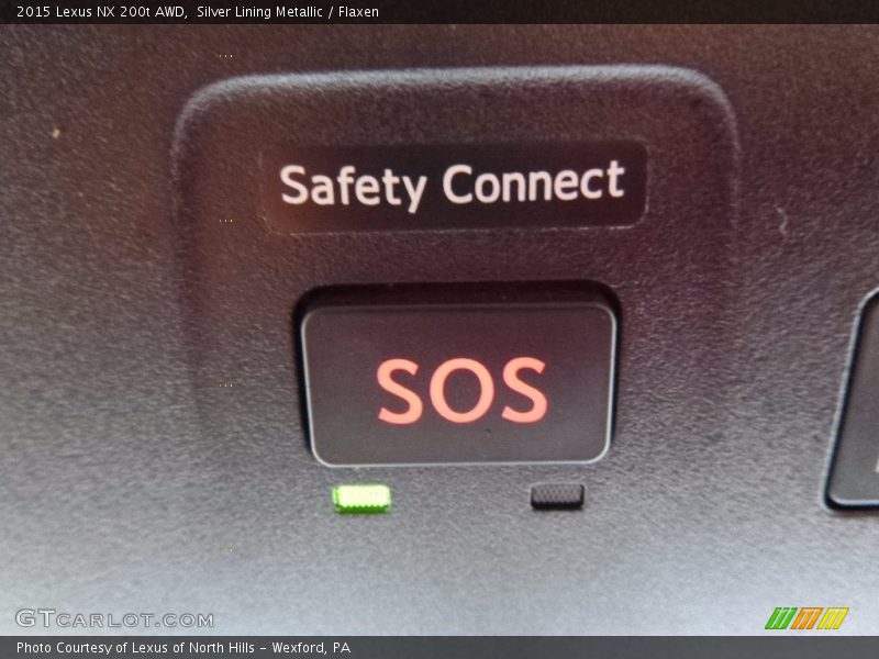 Silver Lining Metallic / Flaxen 2015 Lexus NX 200t AWD