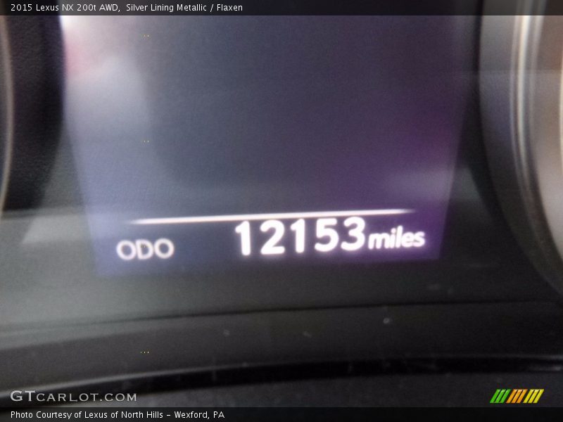 Silver Lining Metallic / Flaxen 2015 Lexus NX 200t AWD