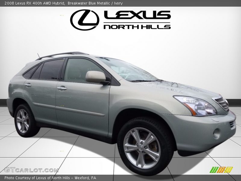 Breakwater Blue Metallic / Ivory 2008 Lexus RX 400h AWD Hybrid