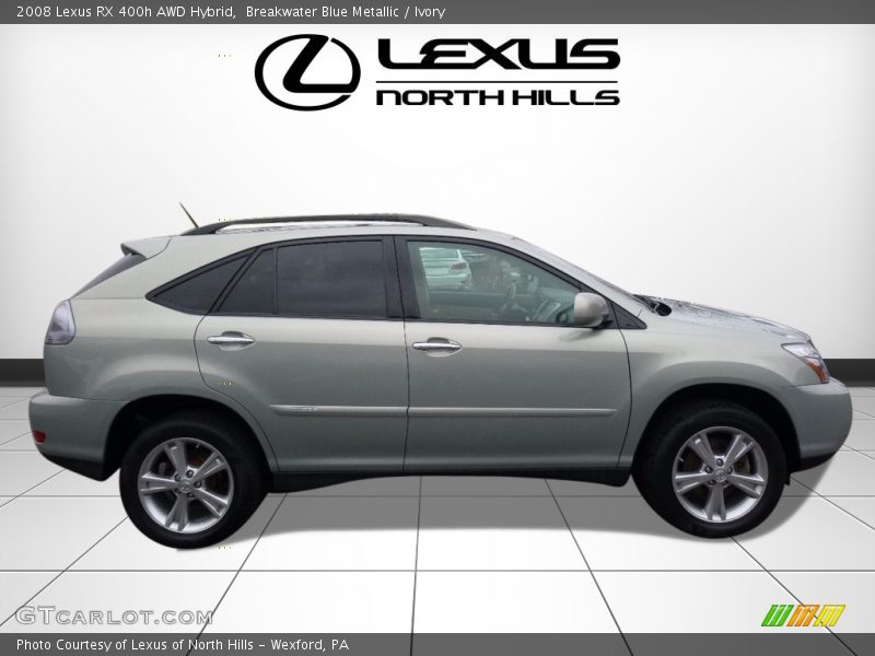 Breakwater Blue Metallic / Ivory 2008 Lexus RX 400h AWD Hybrid