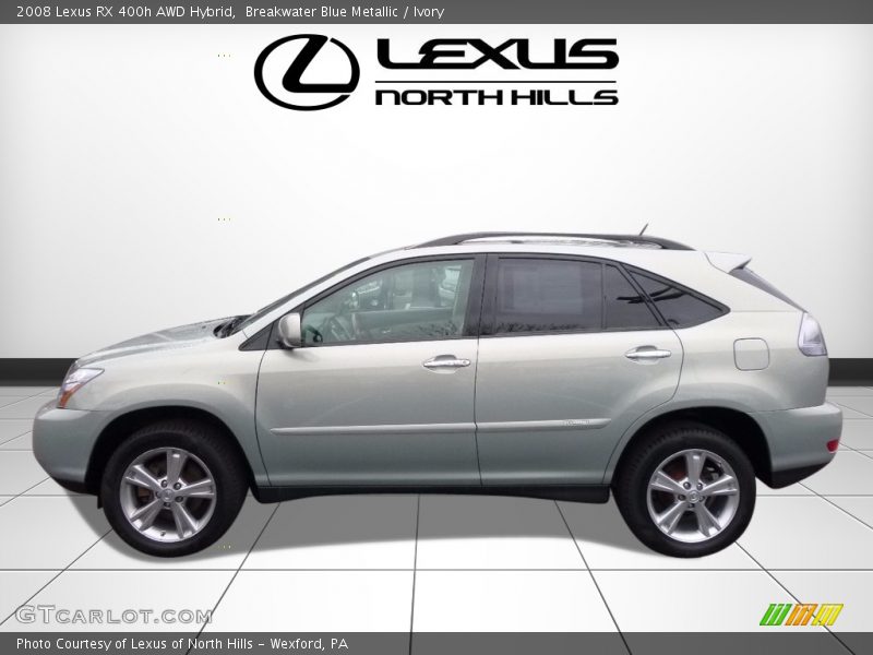 Breakwater Blue Metallic / Ivory 2008 Lexus RX 400h AWD Hybrid