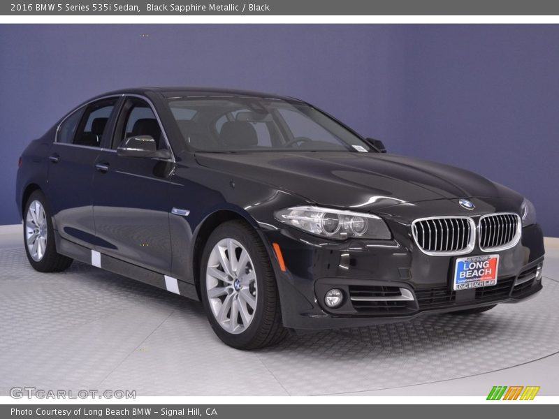 Black Sapphire Metallic / Black 2016 BMW 5 Series 535i Sedan