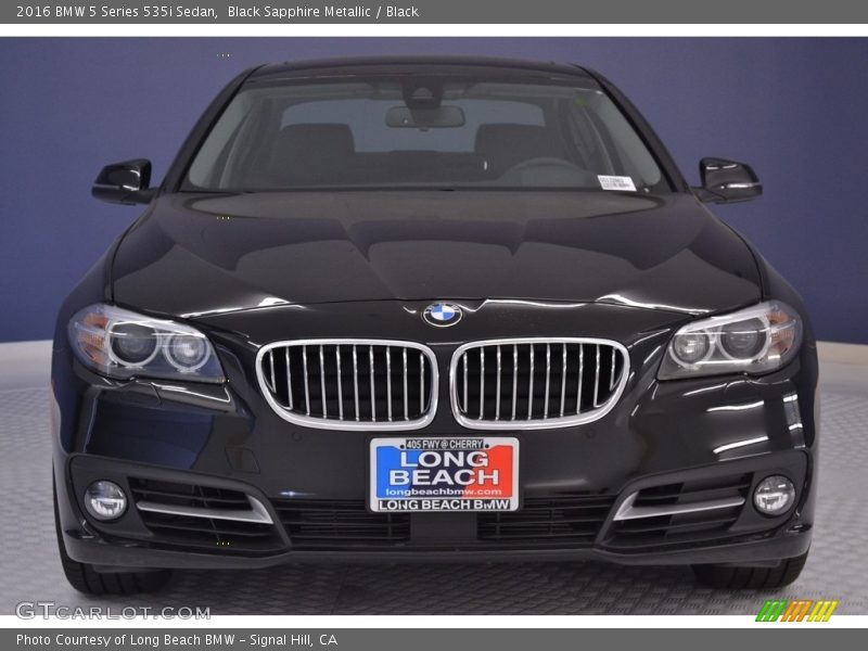 Black Sapphire Metallic / Black 2016 BMW 5 Series 535i Sedan