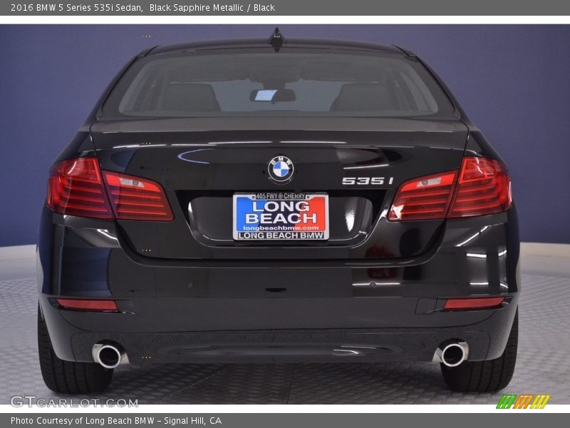 Black Sapphire Metallic / Black 2016 BMW 5 Series 535i Sedan