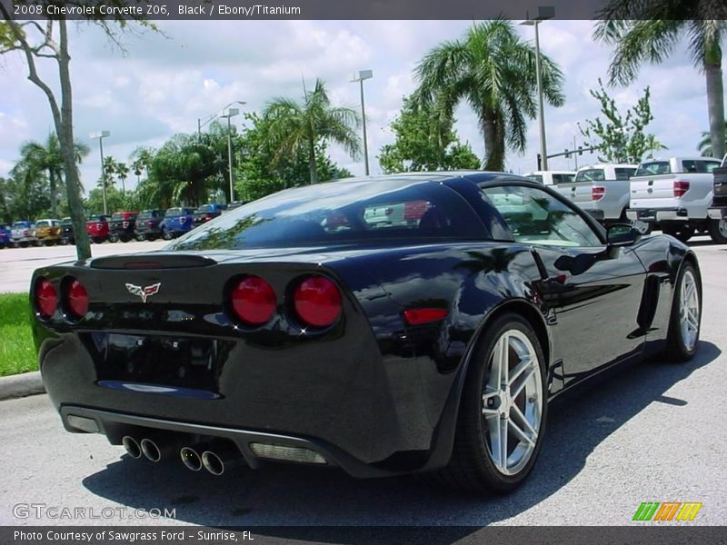 Black / Ebony/Titanium 2008 Chevrolet Corvette Z06
